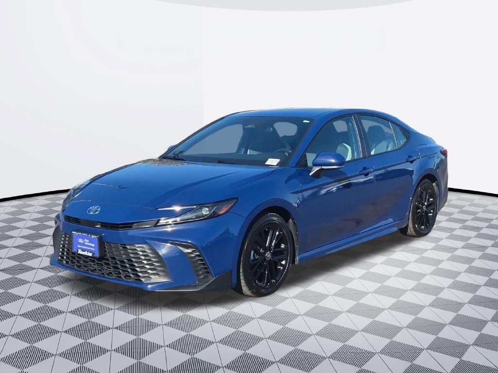 Certified Used 2025 Blue Toyota SE image 2