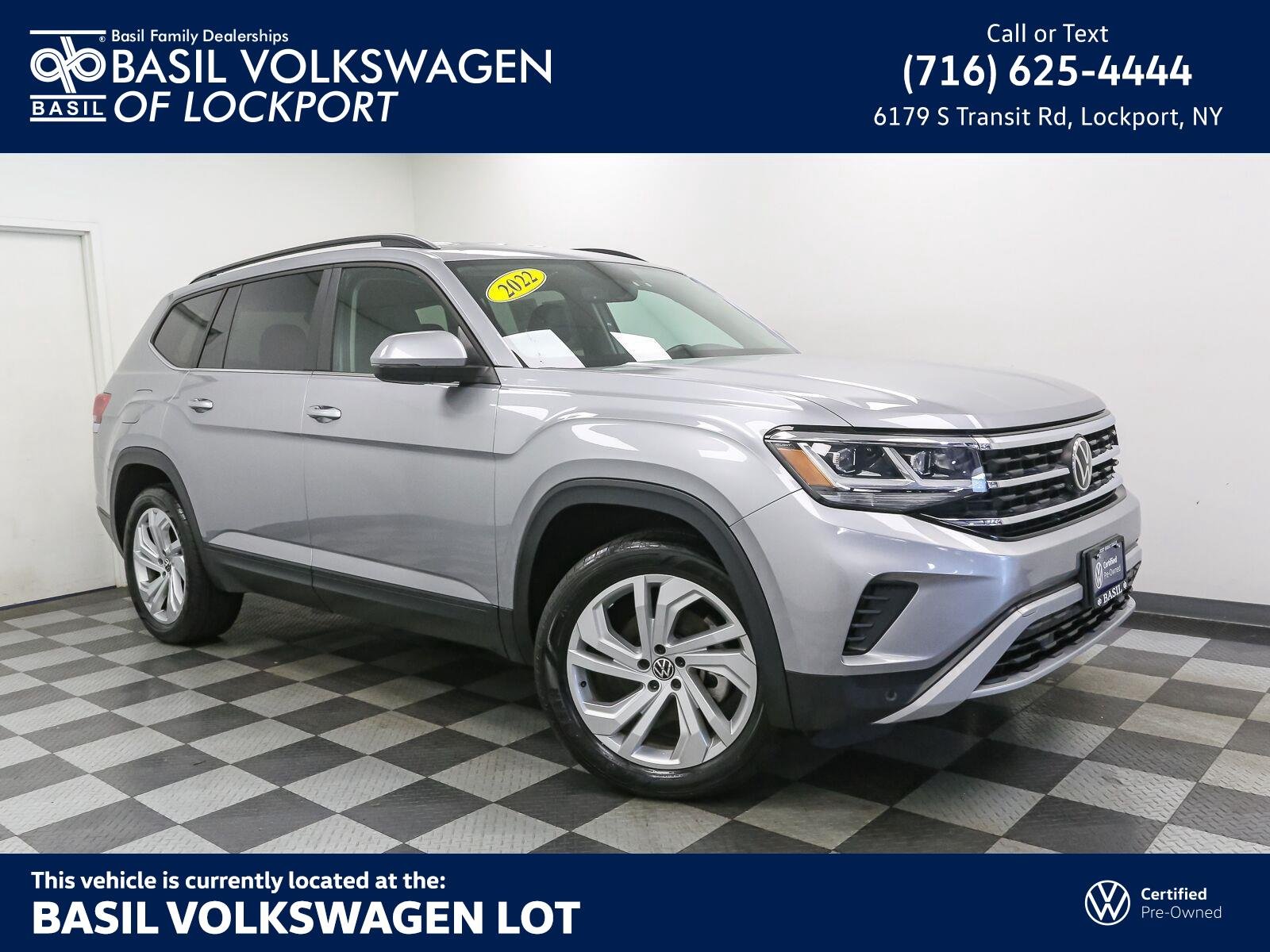 Used 2022 Pyrite Silver Metallic Volkswagen 3.6L V6 SE w/Technology image 1