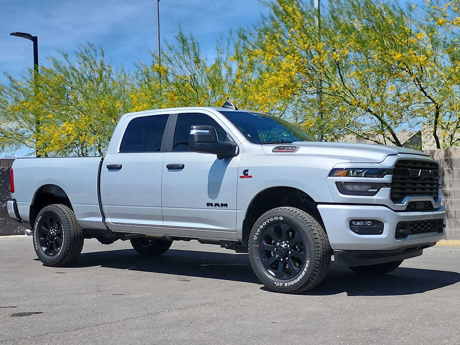 New 2026 Silver-Zynith Exterior Paint RAM Big Horn image 2