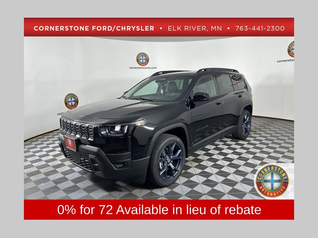 New 2026 Diamond Black Crystal Pearl-Coat Exterior Paint Jeep Laredo image 1