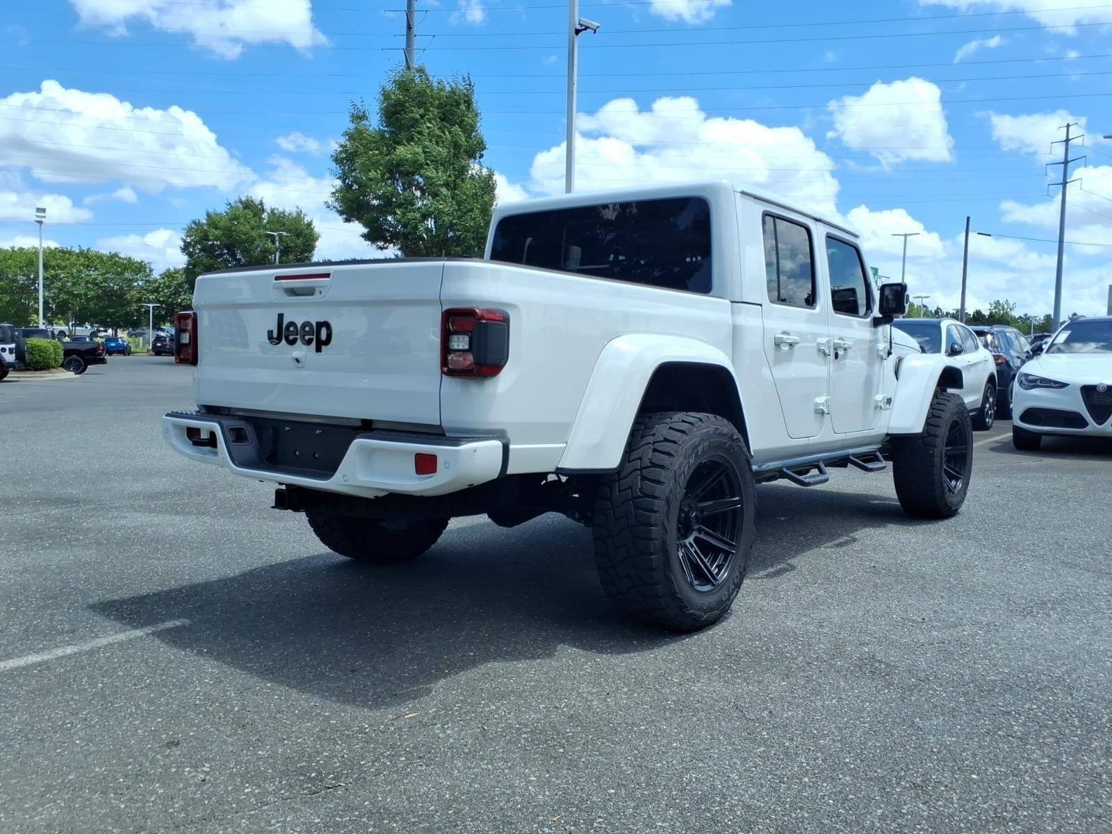 Used 2021 Bright White Clearcoat Jeep High Altitude image 2