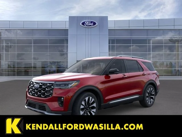 New 2026 Red Metallic Ford Platinum image 1