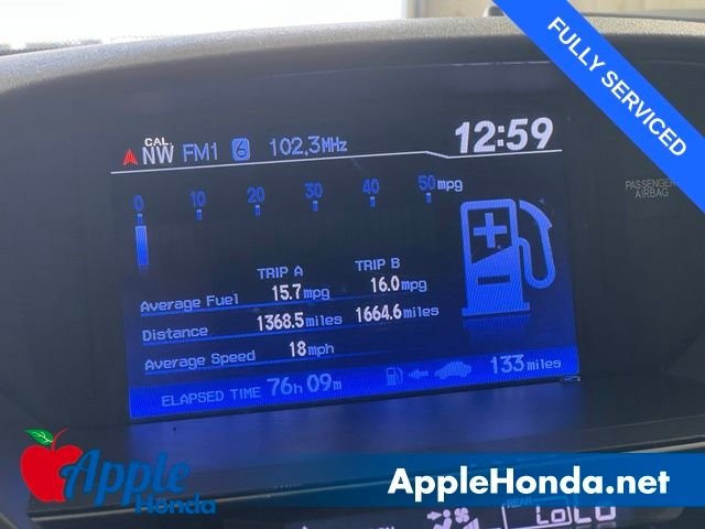 Used 2015 Obsidian Blue Pearl Honda EX image 23