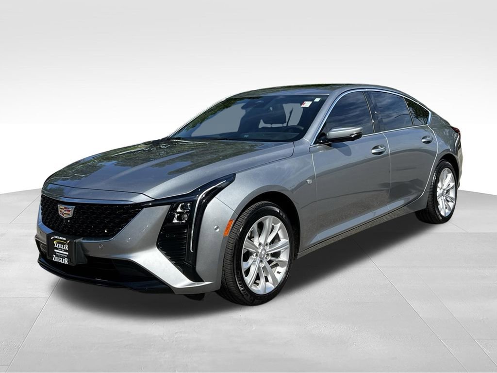 Used 2025 Argent Silver Metallic Cadillac Premium Luxury image 2