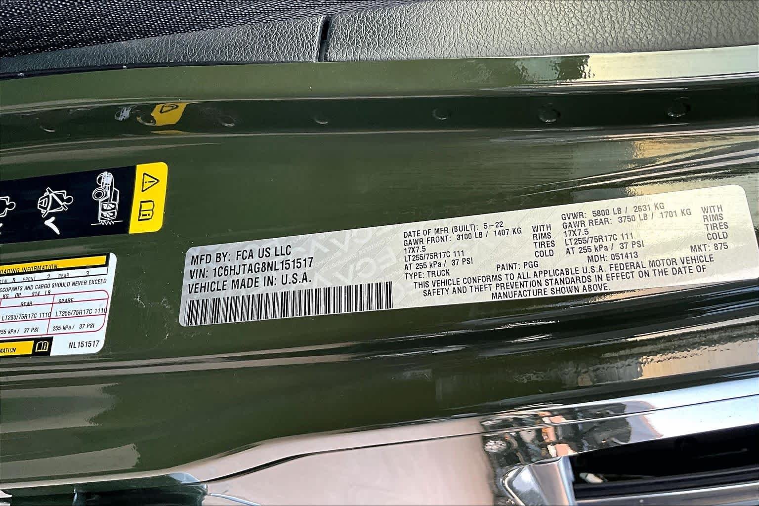Used 2022 Sarge Green Clear Coat Jeep Willys image 30