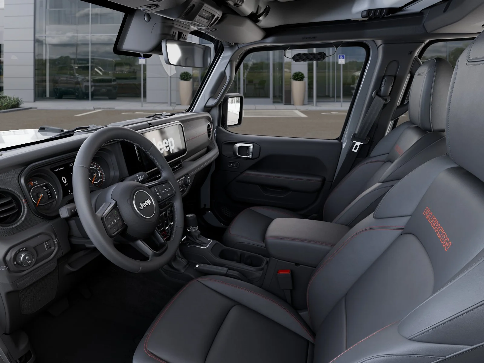 New 2026 Bright White Clearcoat Jeep Rubicon X image 49