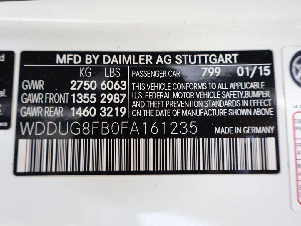 Used 2015 designo Diamond White Mercedes-Benz S 550 image 41