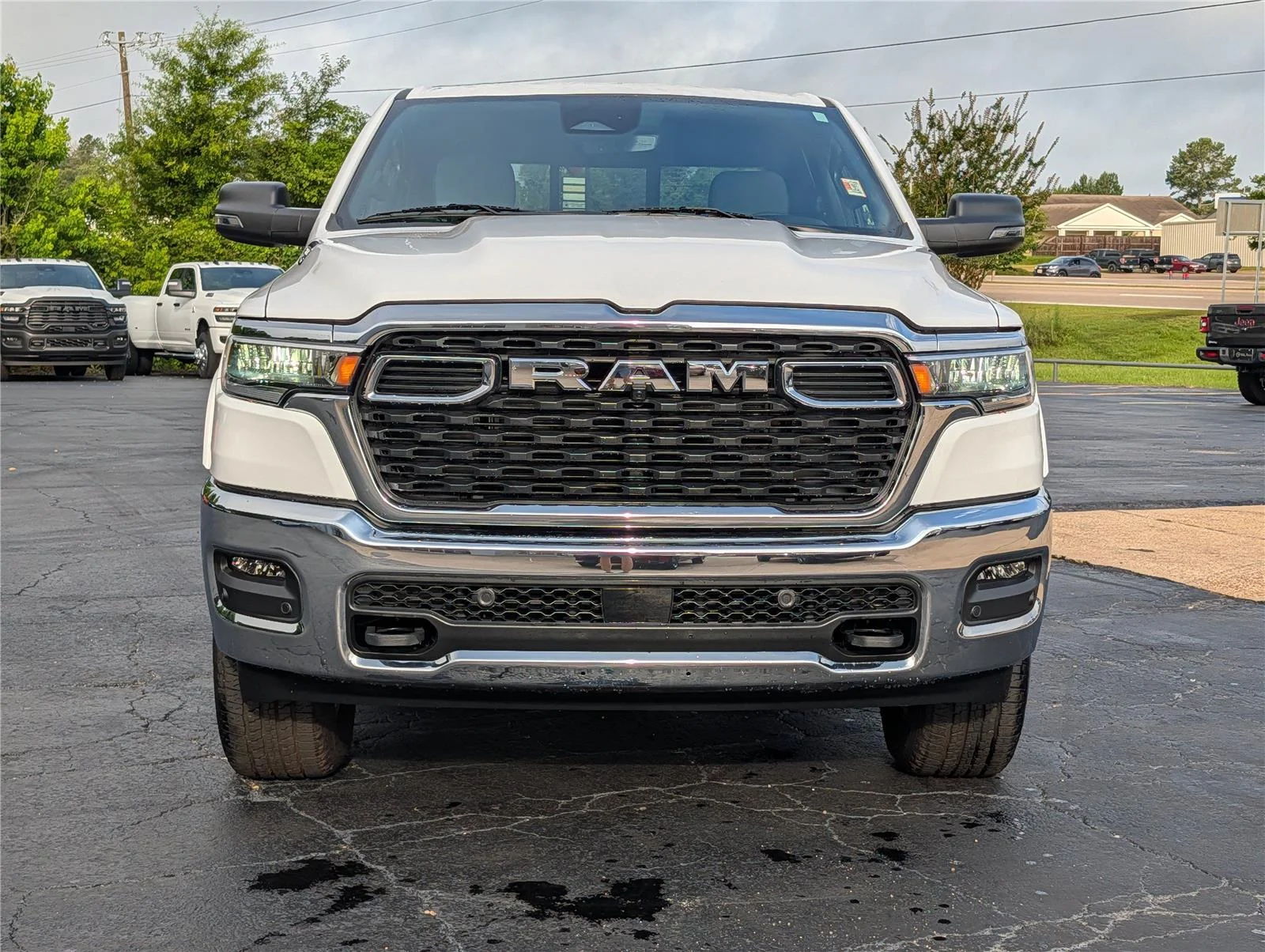 Used 2025 Bright White Clearcoat Ram Big Horn image 9