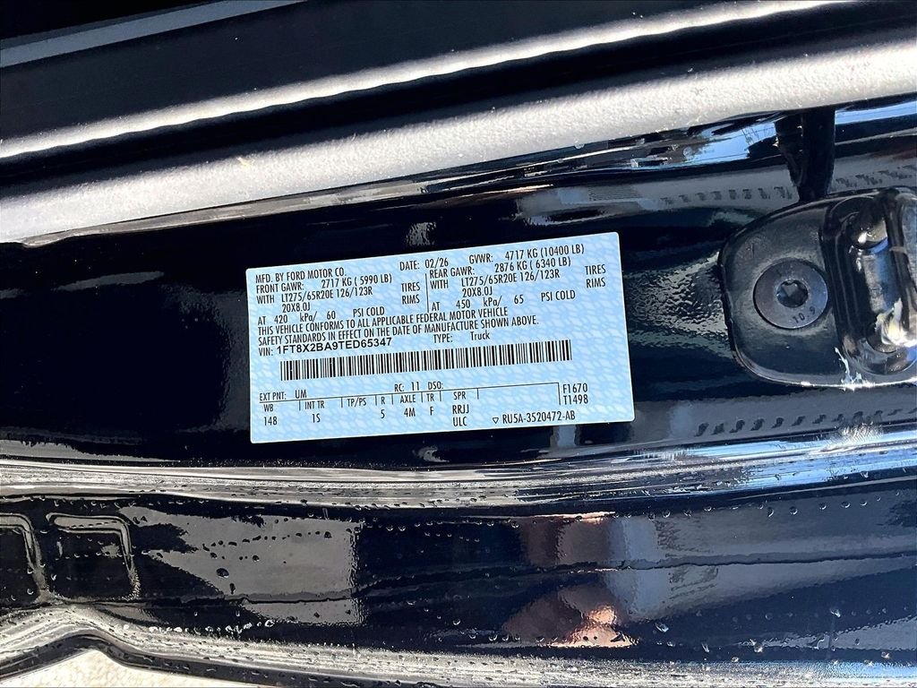 New 2026 Agate Black Metallic Ford XL image 13