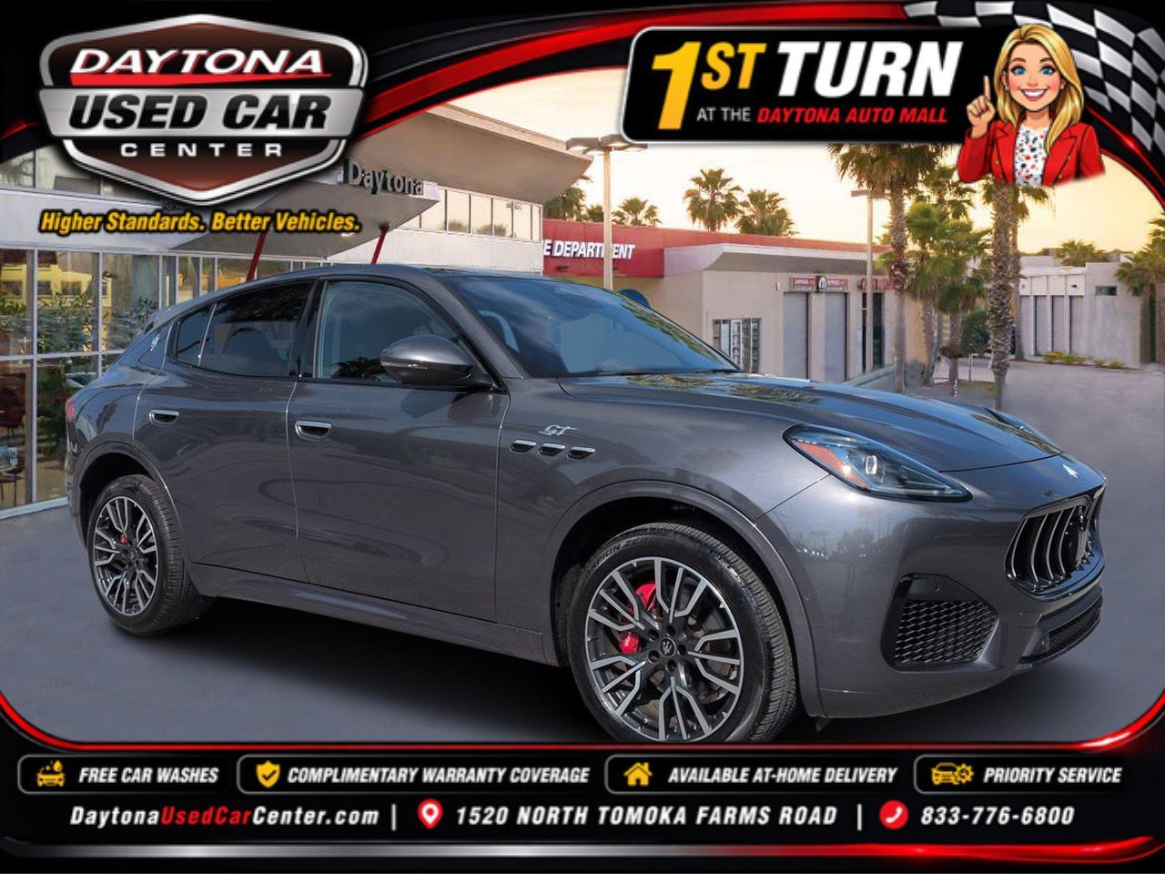 Used 2023 Gray Maserati GT image 1