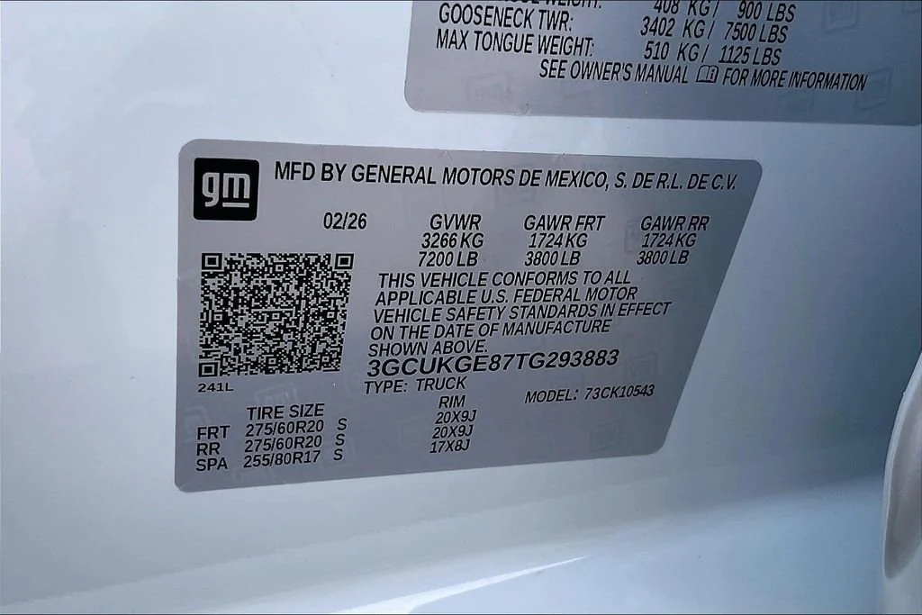 New 2026 Polar White Tricoat Chevrolet LTZ image 7