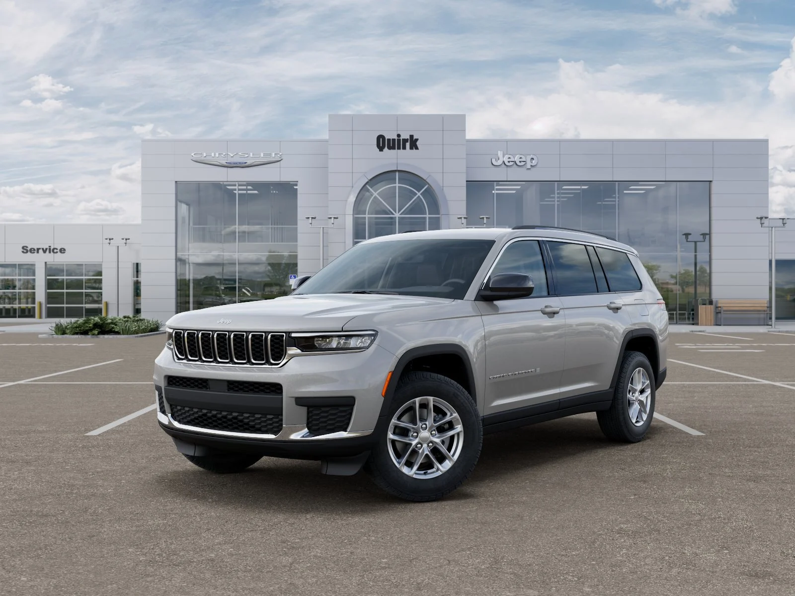 New 2026 Silver Zynith Exterior Paint Jeep Laredo X image 1