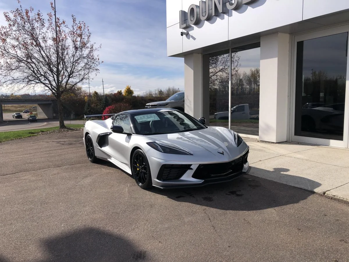 New 2026 Silver Chevrolet 2dr Stingray Conv w/2LT image 1