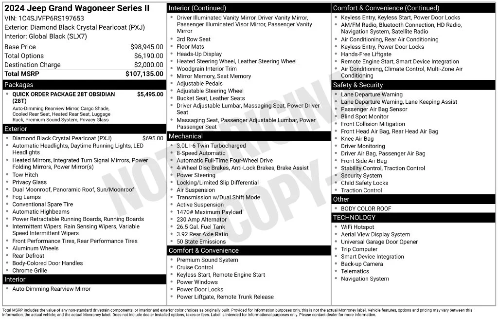 Certified Used 2024 Black Jeep Series II image 56