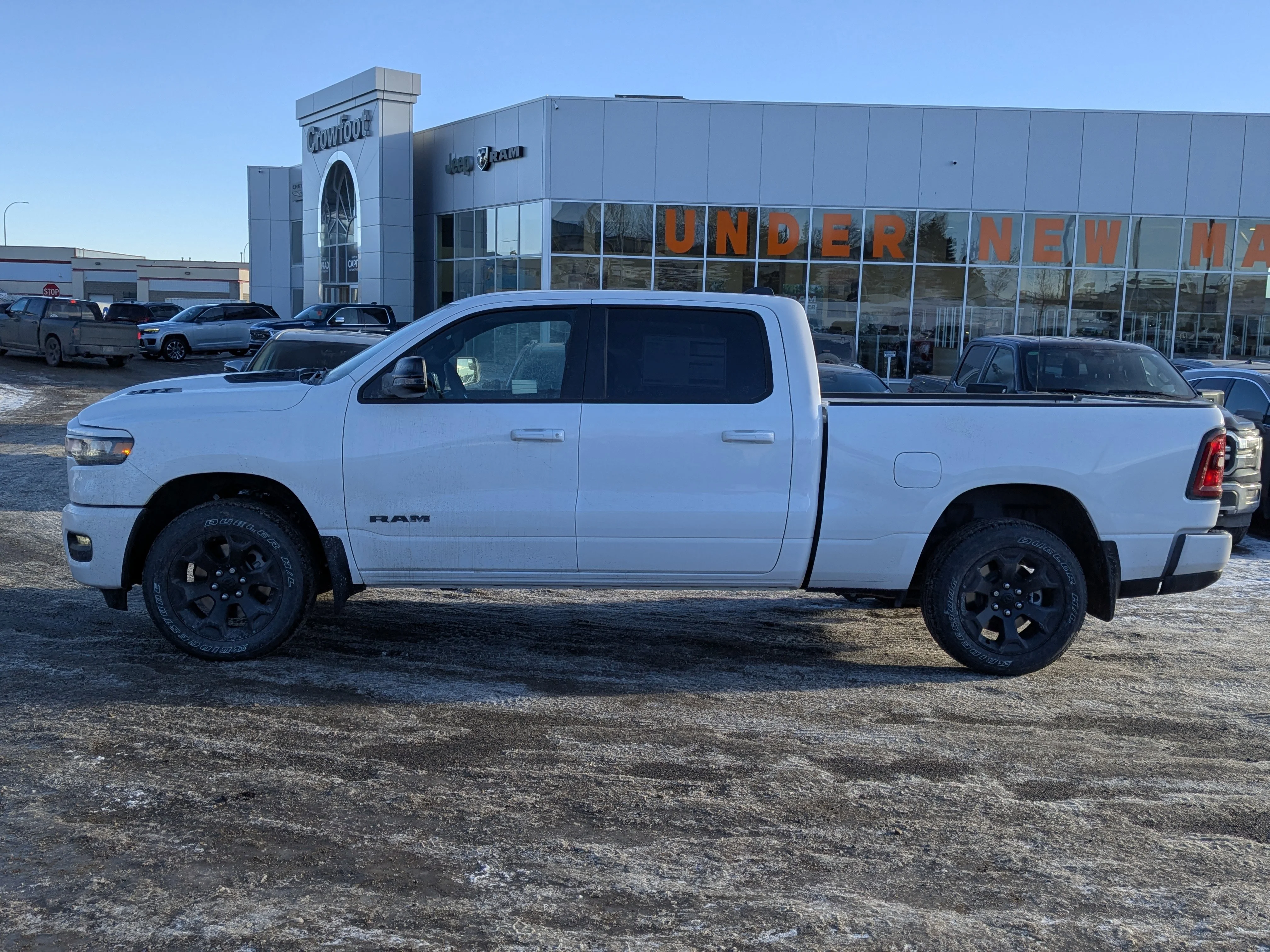 New 2026 White RAM Sport - 64 Box - Panoramic Sunroof - Sport Performance Hood - Hurricane Turbo - 3.92 Axle & More! image 5