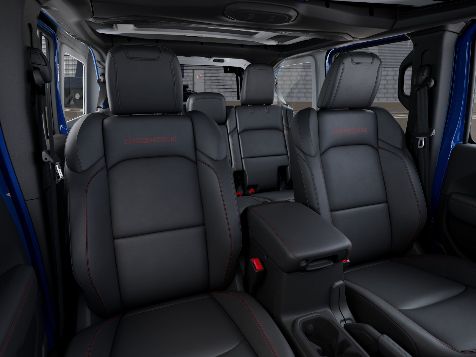 New 2026 Hydro Blue Pearl-Coat Exterior Paint Jeep Rubicon X 4-Door image 42