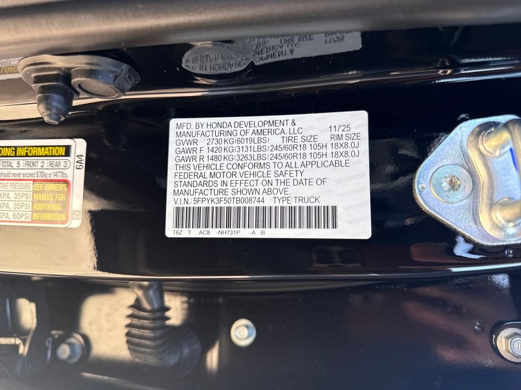 2026 Honda Ridgeline RTL - Photo 30