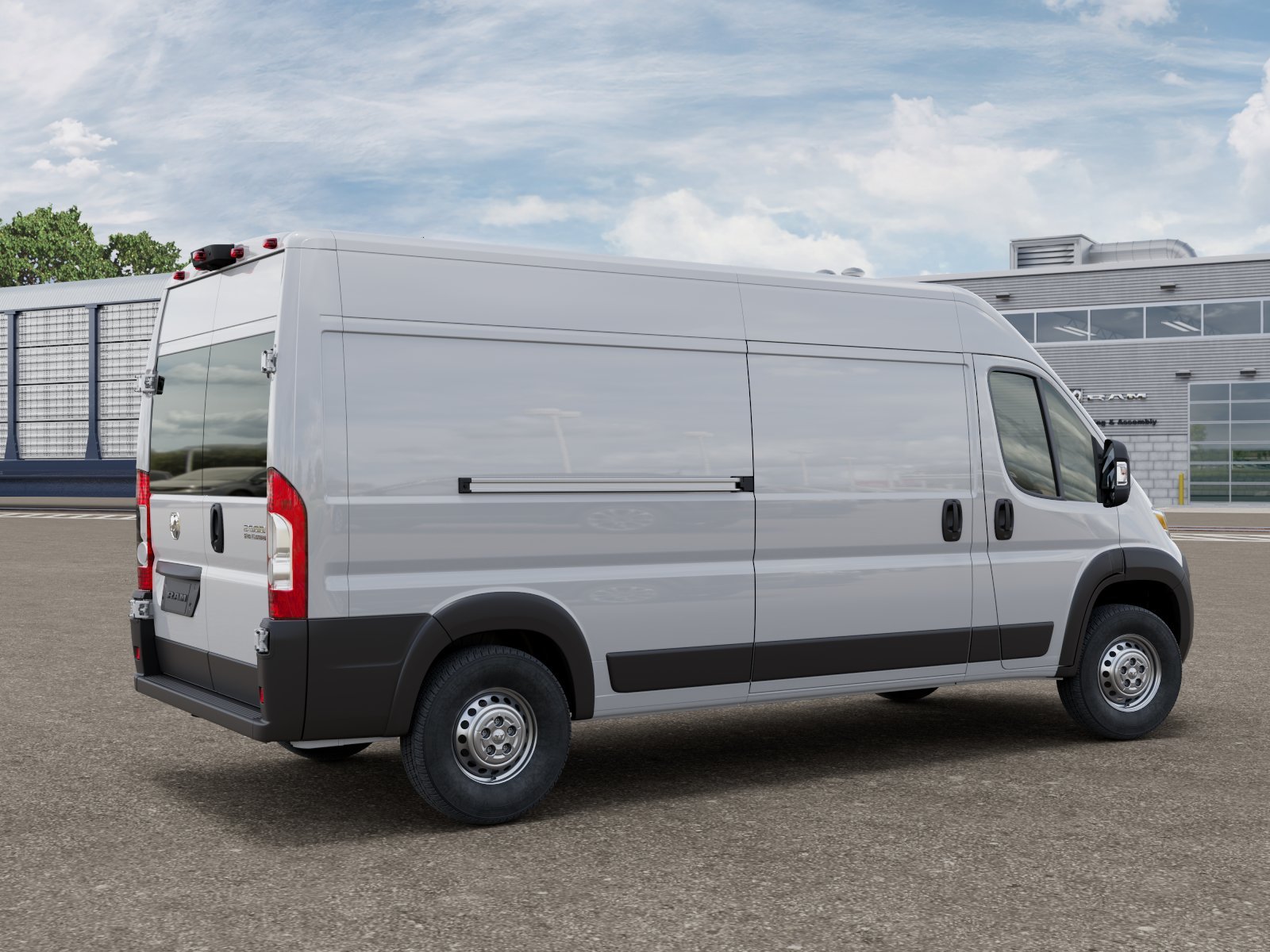 New 2026 Bright White Clear-Coat Exterior Paint RAM Tradesman image 2