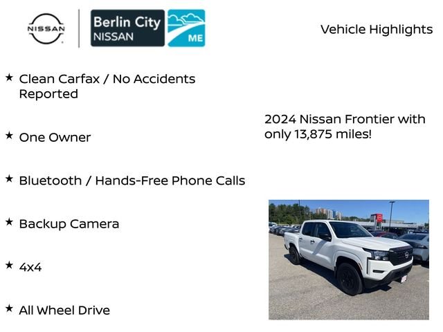 Used 2024 Glacier White Nissan S image 8