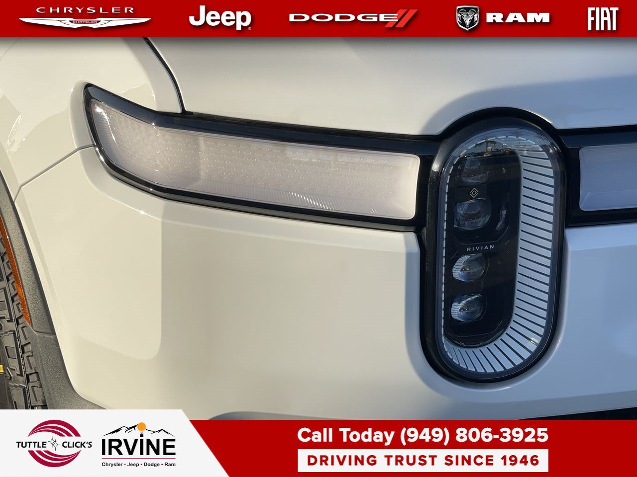 Used 2023 Glacier White Rivian Adventure image 7