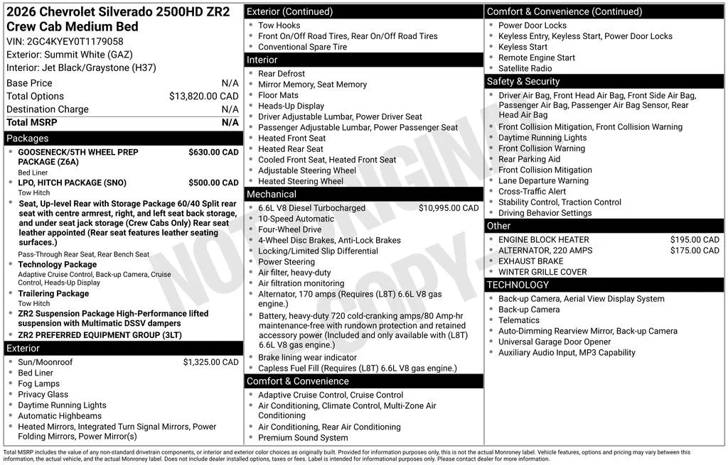 2026 Chevrolet Silverado 2500 HD ZR2 - Photo 60
