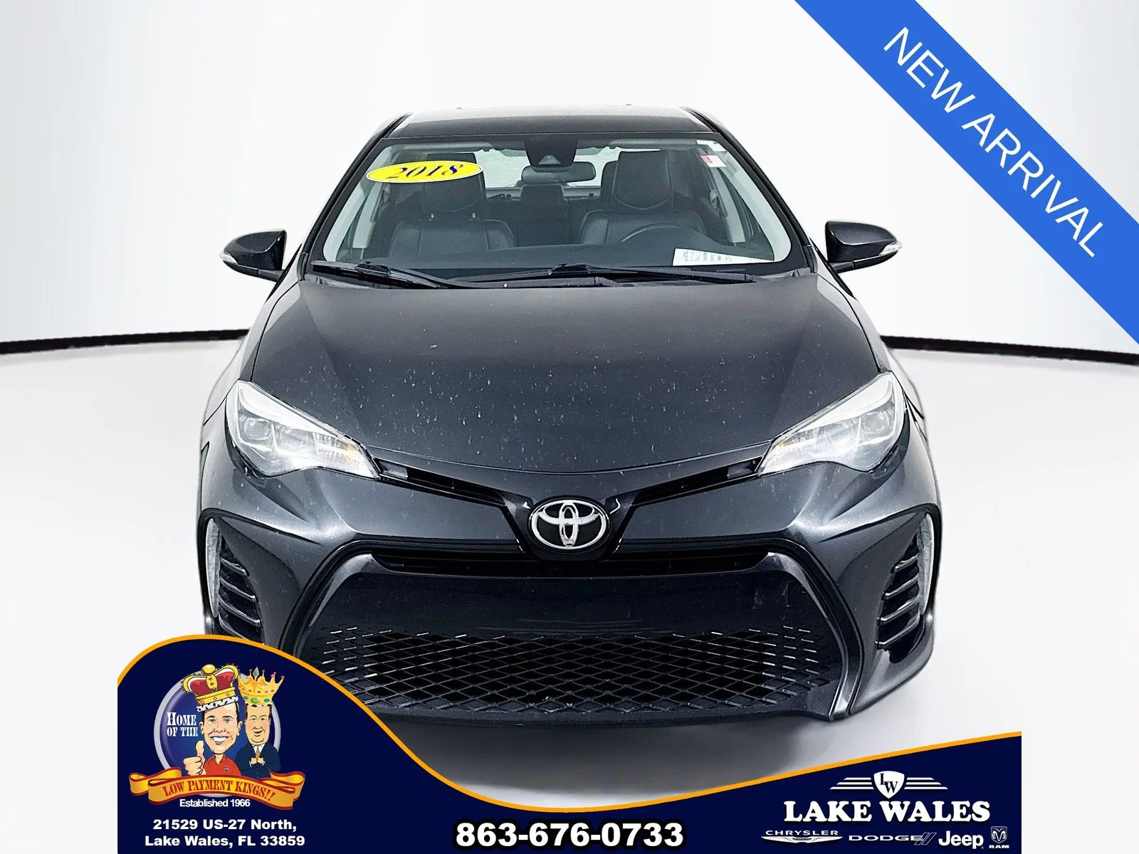 Used 2018 Toyota Corolla SE with VIN 5YFBURHE6JP824903 for sale in Lake Wales, FL