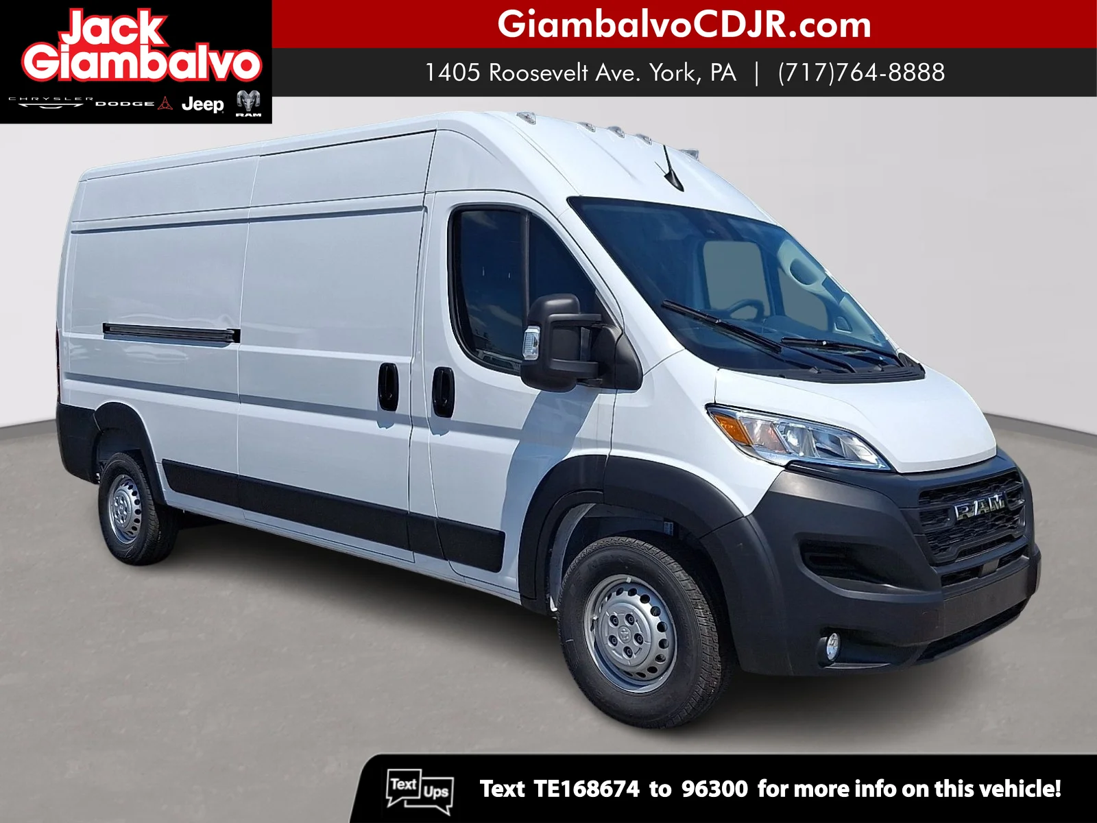 2026 RAM ProMaster 3500 Tradesman 159" WB High Roof's photo