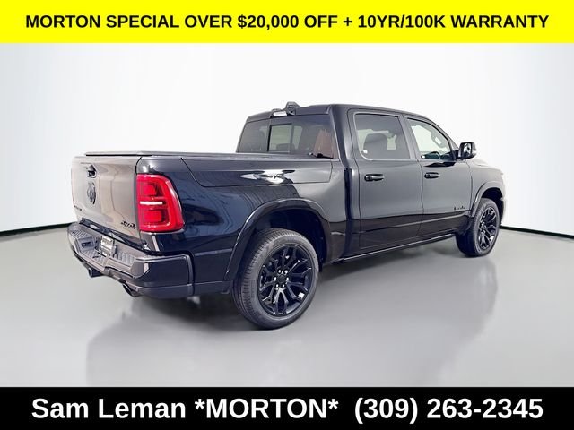 New 2026 Diamond Black Crystal Pearl-Coat Exterior Paint Ram Limited image 7