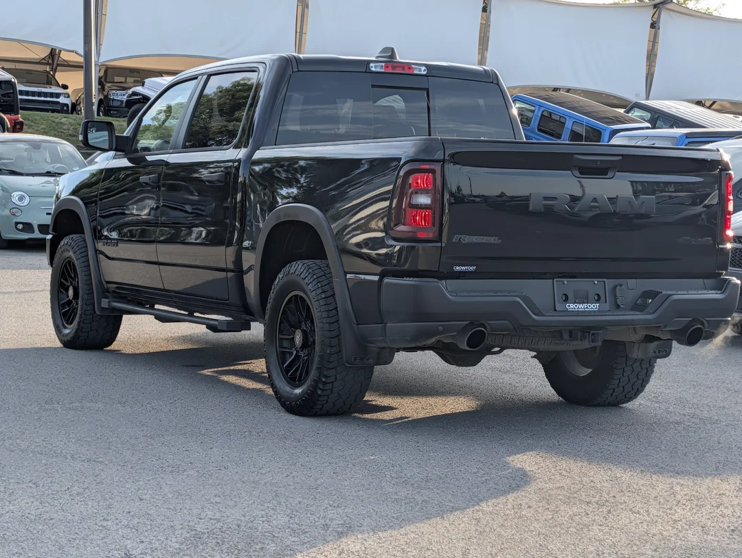 Used 2025 Black RAM Rebel - - Hurricane Twin Turbo - 4x4 - Crew Cab - Trailer Brake Ctrl & More! image 6