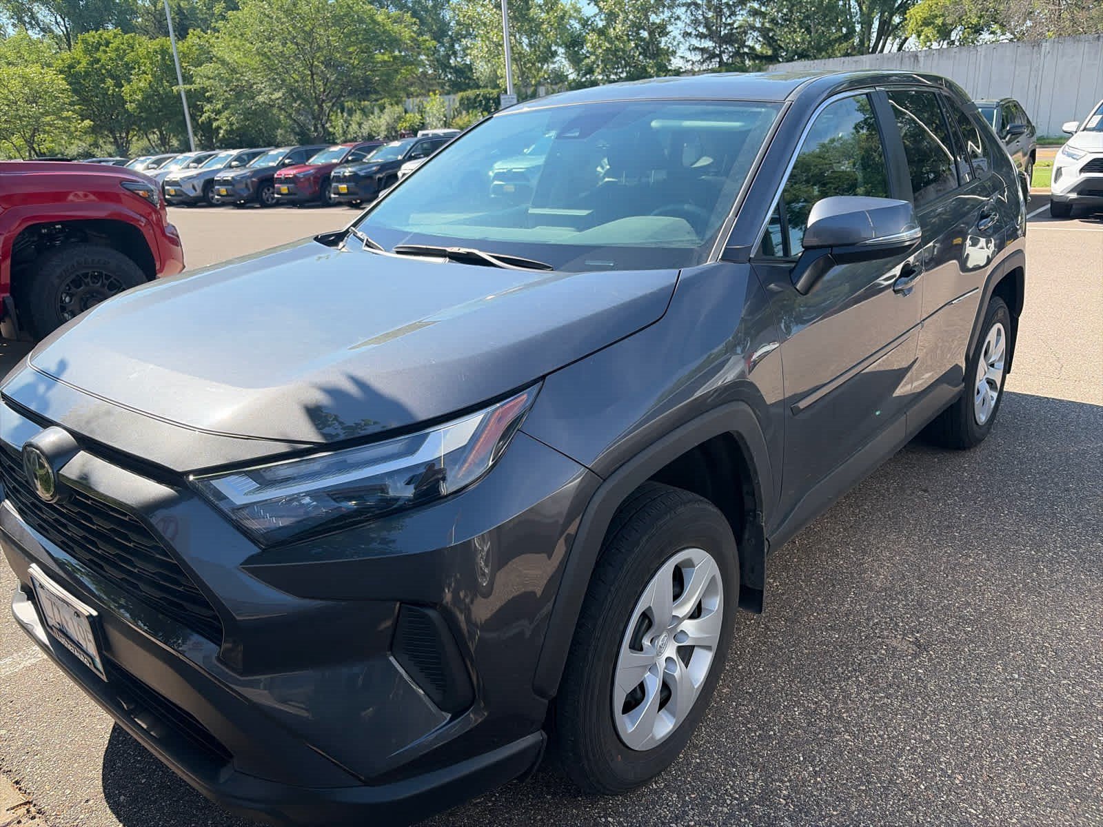 Used 2024 Magnetic Gray Metallic Toyota LE image 3