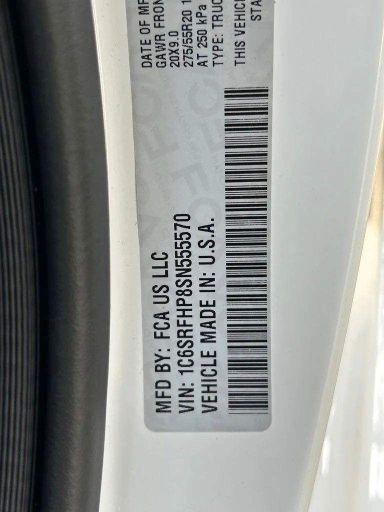 Used 2025 White Ram Limited image 55