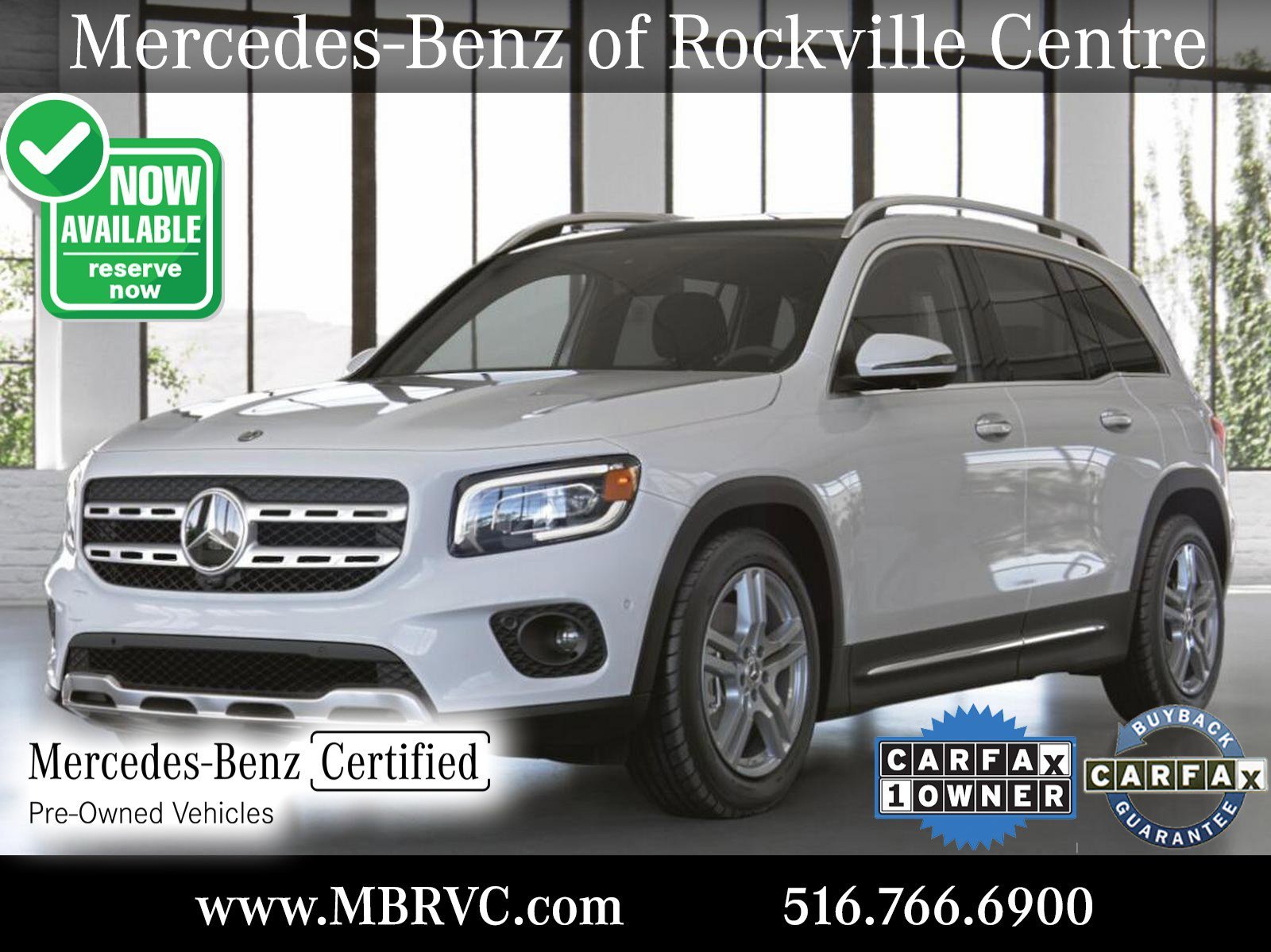 Certified Used 2023 White Mercedes-Benz GLB 250 image 1