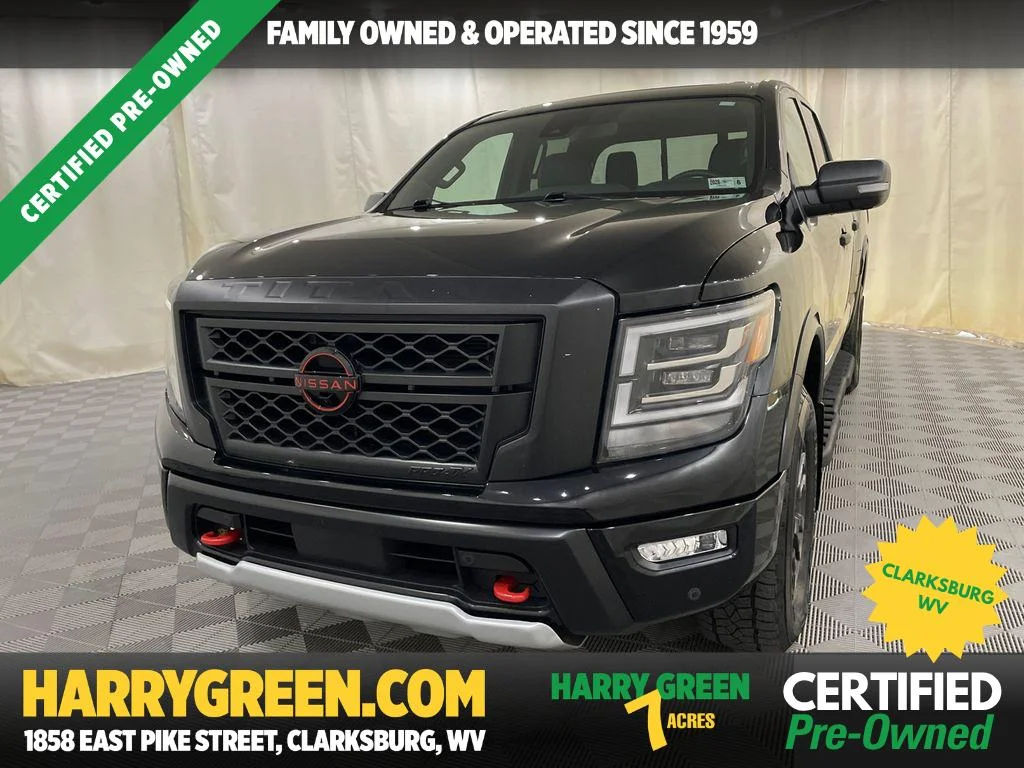 Certified Used 2024 Super Black Nissan PRO-4X image 1