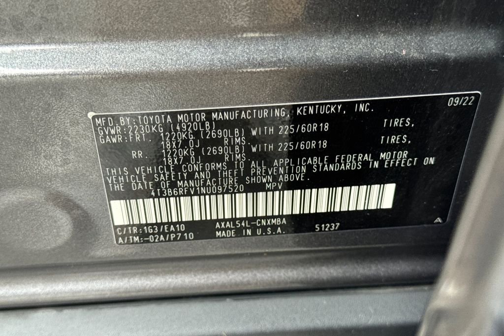 Certified Used 2022 Gray Toyota XLE Premium image 36