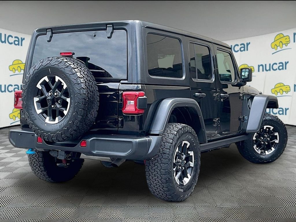 Used 2024 Black Jeep Rubicon 4xe image 6