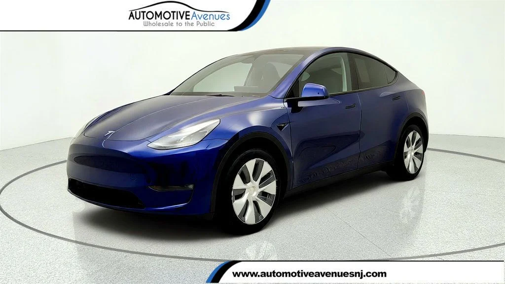 Used 2023 Deep Blue Metallic Tesla Long Range AWD w/ Acceleration Boost image 1