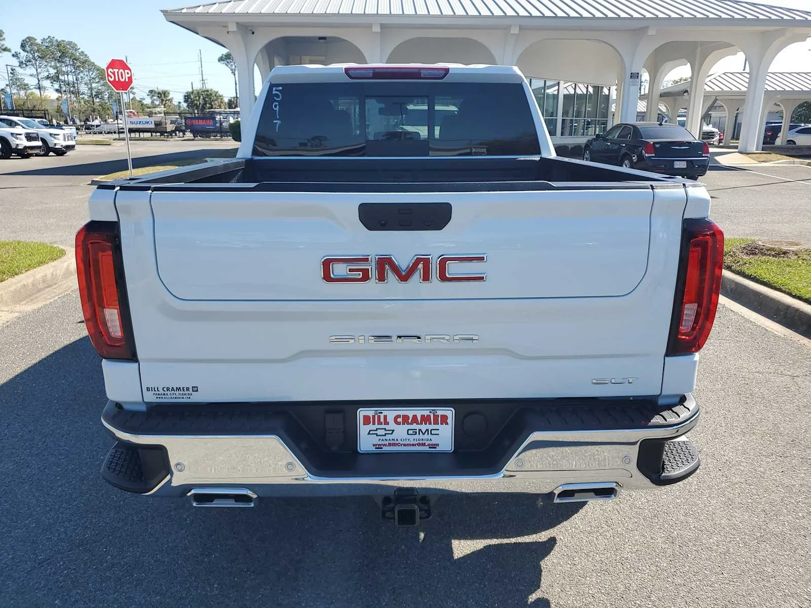 New 2026 Glacier White Tricoat GMC SLT image 4