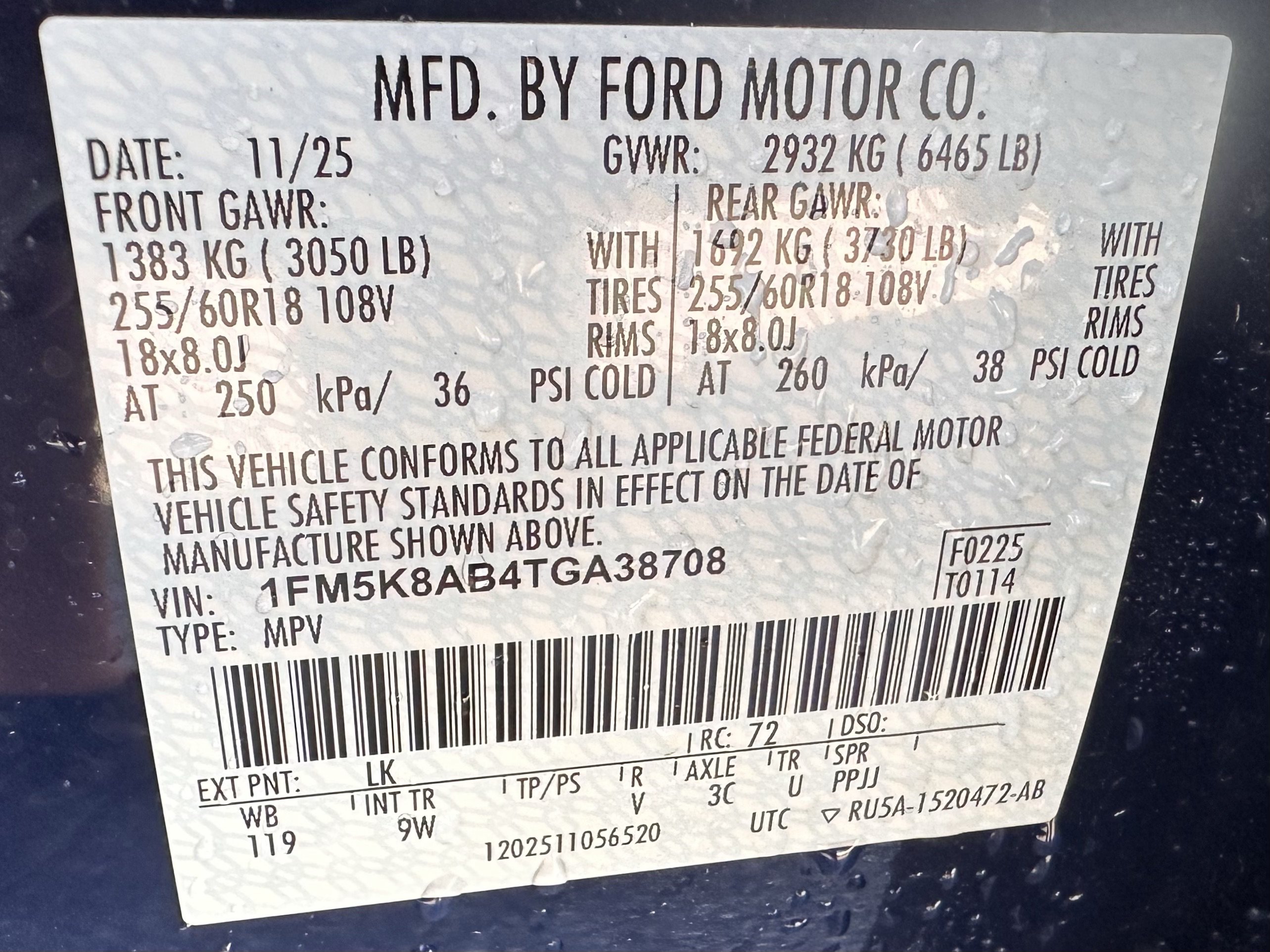 Certified Used 2026 Dark Blue Ford  image 28