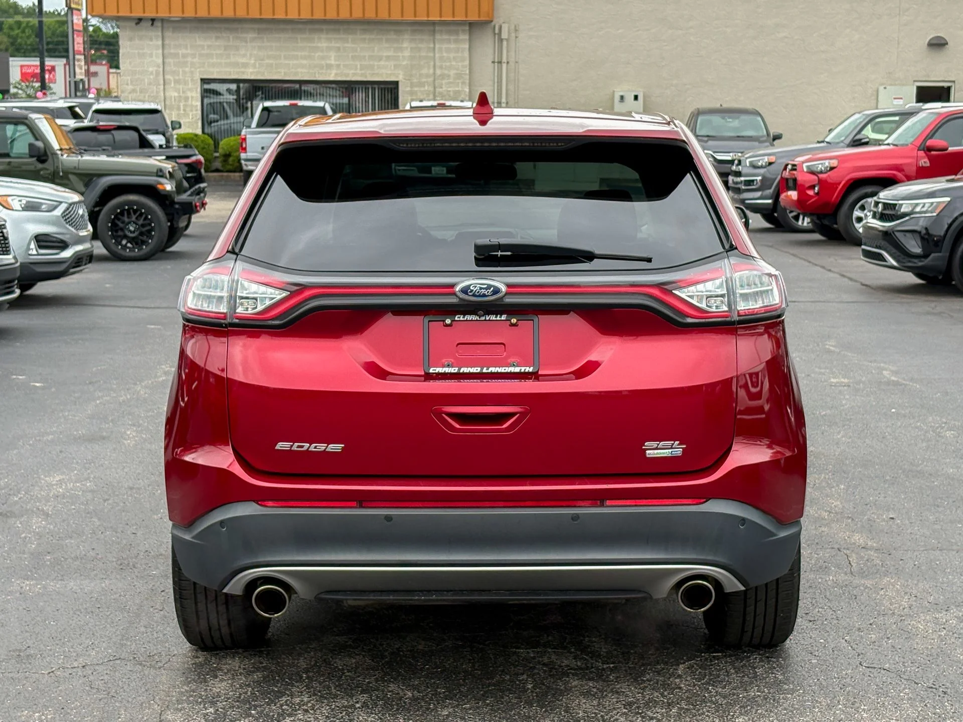 Used 2018 Red Ford SEL image 15