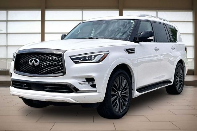 Used 2021 White INFINITI Premium Select image 1