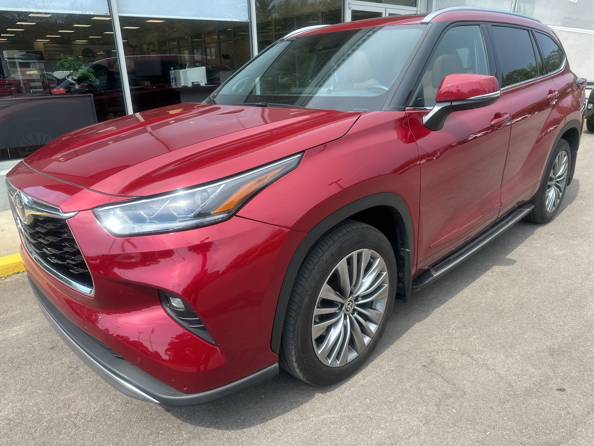 Used 2021 Ruby Flare Pearl Toyota Platinum image 2