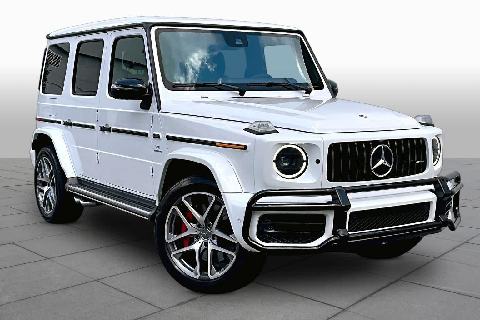 Used 2023 MANUFAKTUR Moonlight White Metallic Mercedes-Benz AMG® G 63 image 3