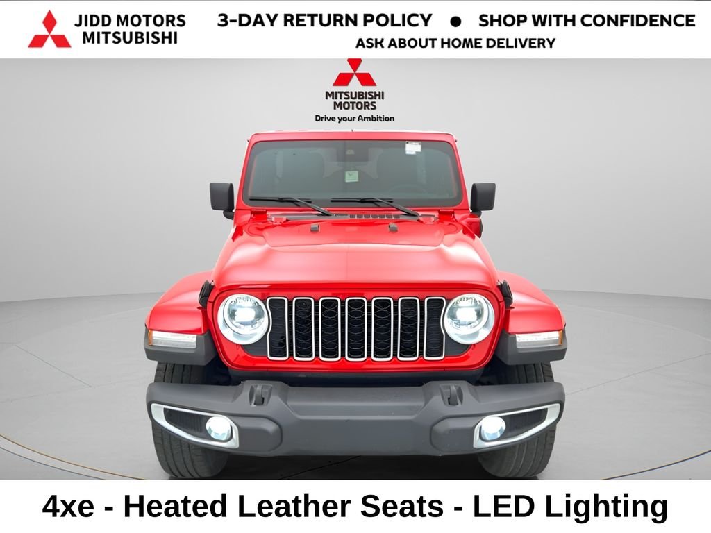 Used 2025 Jeep Wrangler 4xe Sahara 4XE with VIN 1C4RJXP63SW578424 for sale in Des Plaines, IL