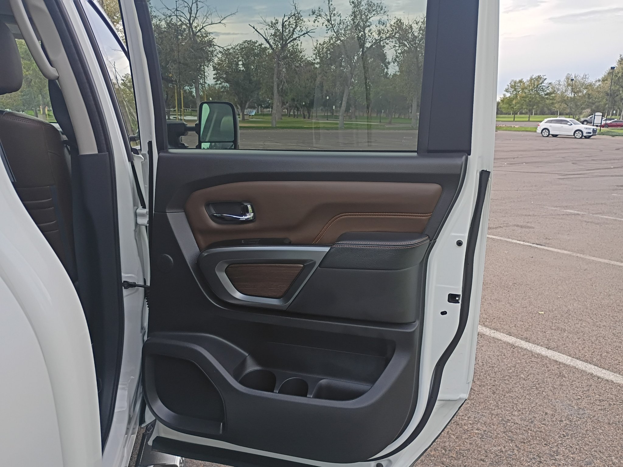 Used 2017 Pearl White Nissan Platinum Reserve image 13