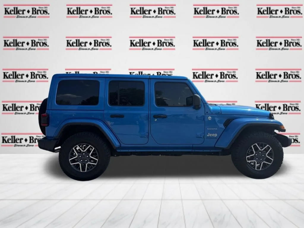Used 2024 Blue Jeep Sahara image 8
