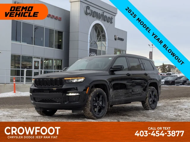 2025 Jeep Grand Cherokee L Limited - - Luxury Tech II - Black App Pkge - Panoramic Sunroof & Tons More!