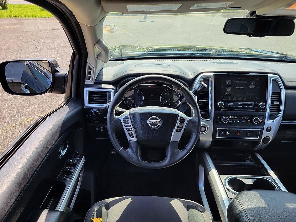 Used 2021 Super Black Nissan SV image 28