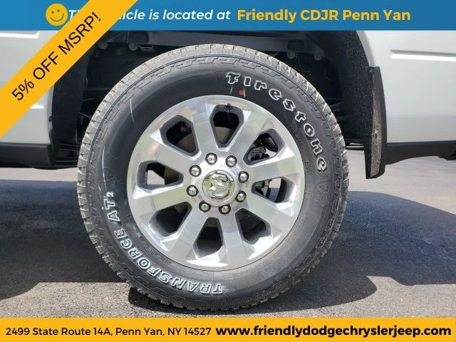 New 2026 Bright White Clear-Coat Exterior Paint RAM Laramie image 9