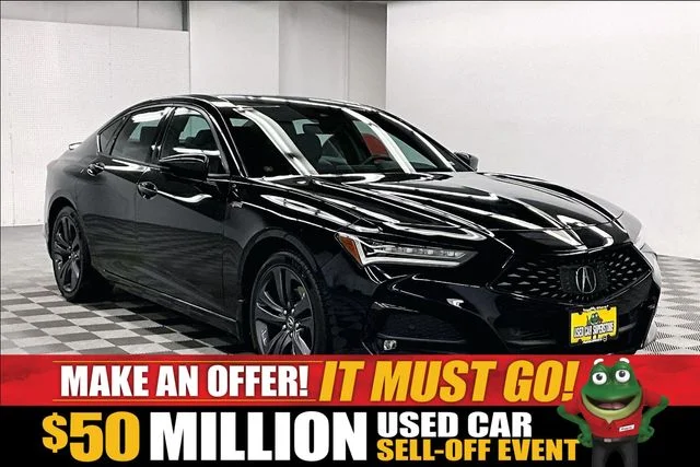 Used 2023 Majestic Black Pearl Acura A-Spec Package image 1