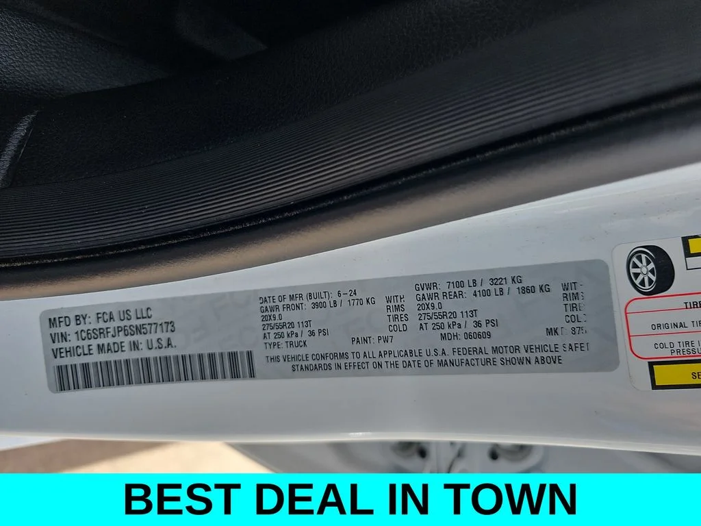 Used 2025 White Ram Laramie image 16